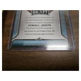 2019 Leaf Draft Kendall Joseph Autographed Trading Card