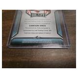 2019 Leaf Draft Dawson Knox Autographed Rookie Card