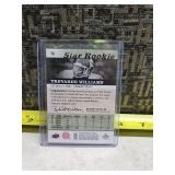 2013 Upper Deck Star Rookie Trevardo Williams Autographed Card