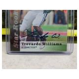 2013 Upper Deck Star Rookie Trevardo Williams Autographed Card