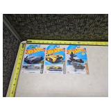 Hot Wheels Collection - TV Series Batmobile, Aston Martin DB4GT High-Speed Edition, and Tesla Cyberquad