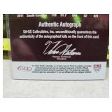 2012 Stephen Garcia SAGE Hit Autographed Football Card