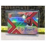 2018 Janarion Grant Elite Draft Picks Auto RC Rutgers