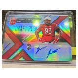 2018 Panini Elite Draft Picks Lowell Lotulelei Signed Rookie Card