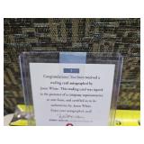 2011 Jason White Oklahoma Sooners Signed Football Card