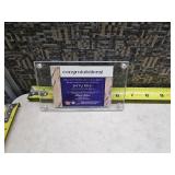 2002 Jerry Rice Raiders Game Used Jersey Card