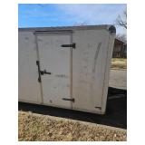 Pace 8x20ft Dual Axle Enclosed Cargo Trailer - Pulls Straight, but needs some TLC. Sold with Oklahoma Bill of Sale.