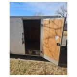 Pace 8x20ft Dual Axle Enclosed Cargo Trailer - Pulls Straight, but needs some TLC. Sold with Oklahoma Bill of Sale.