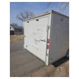 Pace 8x20ft Dual Axle Enclosed Cargo Trailer - Pulls Straight, but needs some TLC. Sold with Oklahoma Bill of Sale.