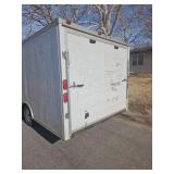 Pace 8x20ft Dual Axle Enclosed Cargo Trailer - Pulls Straight, but needs some TLC. Sold with Oklahoma Bill of Sale.