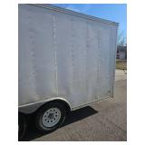 Pace 8x20ft Dual Axle Enclosed Cargo Trailer - Pulls Straight, but needs some TLC. Sold with Oklahoma Bill of Sale.