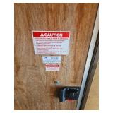 Pace 8x20ft Dual Axle Enclosed Cargo Trailer - Pulls Straight, but needs some TLC. Sold with Oklahoma Bill of Sale.