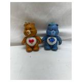 1980s Care Bears PVC Figures - Tenderheart and Grumpy