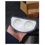 Kyosho Solar Color Spot Lights Outdoor, 9 Lighting Modes Halloween Christmas Lights, 38 LEDs Color Changing Waterproof RGBW Multicolor Tree Pool Solar Spotlight, 2 Pack