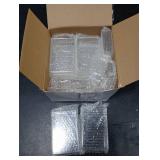 Blulu 12pcs Clear Acrylic Boxes