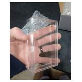 Blulu 12pcs Clear Acrylic Boxes