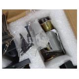 Heavy Duty Square Door Knob with Deadbolt - Matte Black Finish.Front Door Lock Set Exterior Door Lock Set with Deadbolt, Door Knob Set.1pack