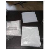 IMPRESA 3 Pack Furniture Covers, Includes 1 Clear Plastic Couch Cover (42 x 134 in) and 2 Armchair Covers (42 x 40 in), Reusable Sofa Protector for Moving, Storage and Seasonal Use, 2 Mil Thick