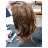 BERON Womens Brown Wig Short Curly Bob Hair Wig for Girls Brown Ombre Color Wavy Heat Resistant Synthetic Wig Body Wave Daily Hair Party Wigs