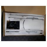 EDISHINE LED Corner Floor Lamp, 57.5 Minimalist Dimmable Sleek Light, Adjustable Height, Tall Floor Lamps for Living Room, Bedroom, Office, 3000K Warm White Light, White