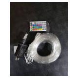 Ollny Rope Lights Outdoor Color Changing, 33FT 100 LED Waterproof Plug in Outdoor String Lights with Remote, 16 Colors Twinkle Christmas Lights for Outside Indoor Party Easter Holiday Decorations