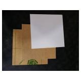 1/8 Thick Inch Acrylic Sheet for Laser Cutting, Engraving, Badges, UV Printed Signs, Home Decor, Crafts and Creative DIY Projects with Acrylic Protective Sheet (3, White, 8X8)