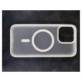 SUPFINE Magnetic for iPhone 15 Pro Max Case (Compatible with MagSafe) (Military Grade Drop Protection) Translucent Matte Shockproof with Anti-Fingerprint Phone Case,Antique White