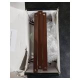 FOMANSH Mug Rack Under Cabinet - Coffee Cup Holder, 12 Mugs Hooks Under Shelf, Display Hanging Cups Drying Hook for Bar Kitchen Utensils Brown