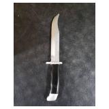 LarpGears Halloween Foam Rubber Training Fake Knife 13.5 inches Martial Arts Safe Practice Knives Halloween Props Silver