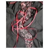 iTVTi Vampire Costume for Girls Kid Halloween Carnival Fancy Black Dress for Cosplay, 6-7 Years(Tag 140)