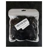 Mcduyant Multi Pcs Black Pom Poms Balls Red Fluffy Balls for Crafts Hat Shoes Garment Hair Pins Earrings Necklace Charm Christmas Valentine