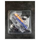 eXtremeRate Replacement D-pad R1 L1 R2 L2 Triggers Share Options Face Buttons, Chrome Black Full Set Buttons Compatible with ps5 Controller BDM-030 BDM-040 BDM-050 - Controller NOT Included