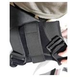 Keneo Red Light Therapy Shoulder Wrap with Heating Pad - 660nm & 850nm LED Technology, 5000 mAh Cordless Rechargeable Support for Muscle Comfort, 3 Vibration Levels & 3 Heat Settings