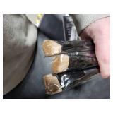 MAANGE Makeup Brushes 4 Pcs Makeup Brush Set for Foundation Concealer Contour Liquid Blending Face Kabuki Makeup Brush Kit (Black)