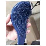 Crave Naturals Glide Thru Hair Brush - Detangler Brush for Curly, Straight, Wet or Dry Hair - Gentle Detangling Brushes for Adults, Kids, Toddlers - Hair Accessories for Women, 7.5x3 - Terazzo