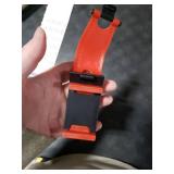 Joyzan Car Steering Wheel Phone Holder, Smartphone Hands Free Mount Portable Cellphone Universal Dashboard Handlebar Fixed Clip Buckle Stand Socket Clamp Mobile Cell Phones Trucks Vehicles Devices Red