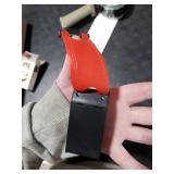 Joyzan Car Steering Wheel Phone Holder, Smartphone Hands Free Mount Portable Cellphone Universal Dashboard Handlebar Fixed Clip Buckle Stand Socket Clamp Mobile Cell Phones Trucks Vehicles Devices Red