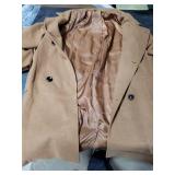 Meikulo Boys Double Breasted Pea Coat Kids Winter Notched Collar Overcoat 5-14 Years