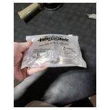 HOMOTEK 2 Pack Square Recessed Sliding Closet Door Finger Pulls, 2-3/8 Inch Diameter Flush Handles for Pocket & Bypass Door, Brushed Stainless Steel