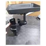 DYLEN Car Cup Holder Tray, Cup Holder Expander Adapter for Car, 9.5 Detachable Car Food Tray Table for Eating, Road Trip Essentials Fits Yeti, Hydro Flask 16-46 oz