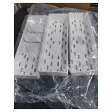 SPACEKEEPER Slim Rolling Storage Cart 4 Tier Bathroom Organizer Mobile Shelving Unit Utility Cart Tower Rack for Kitchen Laundry Narrow Places, White