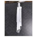 MEXAU Tension Curtain Rod for Windows 27 to 50 Inch Spring Tension Rods White Curtain Rods No Drilling Adjustable Spring Rod Extendable Tension Rod for Kitchen, Bathroom, Window, Bookshelf.