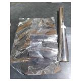 Volcanics One Way Window Privacy Film with Installation Tools, Sun Blocking Window Tinting Film for Home Heat Control Mirror Tint Film Static Cling 17.5 x 78.3 Inches, Silver