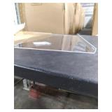 Acrylic Cutting Board with Counter Lip, Clear Cutting Boards for Countertop Protector, Non-Slip Cutting Board for Kitchen Counter, Aesthetic Kitchen Decor Gadgets House Warming Gifts(16.1x12.5)