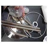 Ambimall 60 Floor Lamps with Remote Control & Bulb, Colors Temperature & Brightness Adjustable, Gray Shade & Silver Pole