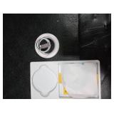 Lamicall Magnetic Phone Ring Grip Stand - [Stable Dual-Hinge] Ring Kickstand 360° Rotation Finger Holder [Super Magnet] Ring Grip, for MagSafe Accessories for iPhone 17 16 15 14 Pro Max, White