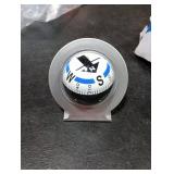 STRONGBERRY Car Compass Ball - Adjustable Dashboard Marine Compass for Car, Boat, Truck, RV | Quick-Read Dial & Adhesive Base (Earth)