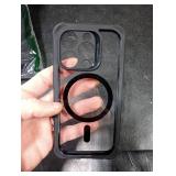 ESR for iPhone 15 Pro Case, Compatible with MagSafe, Full-Body Military-Grade Drop Proof Case for iPhone 15 Pro with Built-in 9H+ Tempered Glass Screen Protector, Clear Black