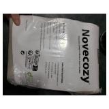 Novecozy Linen Texture 100% Blackout Curtains 54 inches Long for Bedroom Living Room Darkening Full Black Out Rod Pocket & Back Tab Thermal Insulated Home Decor Window Drapes 2 Panels Set Taupe