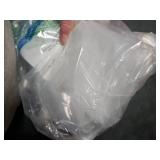 AmazerBath Plastic Shower Curtain Clear 72x74 Inches, Clear Shower Curtain Heavy Duty 8G Premium PEVA, Weighted Shower Curtains for Bathroom Accessories with 3 Big Stones and 12 Rustproof Grommets